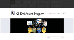 Desktop Screenshot of k2enrichment.com