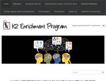 Tablet Screenshot of k2enrichment.com